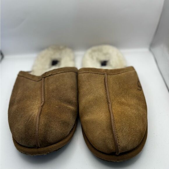 Ugg Men’s Size 11 Scuff Slippers Chestnut - Picture 4 of 8
